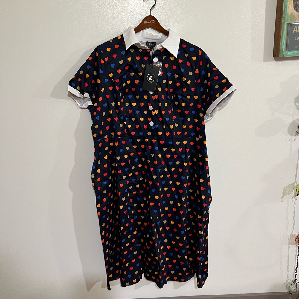 NEW—Retro Heart Dress